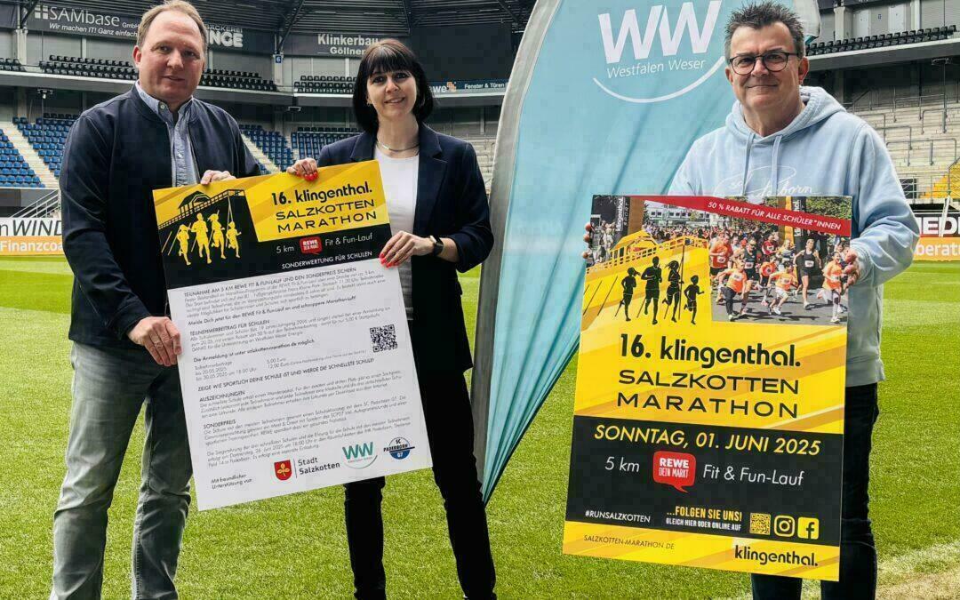 Sonderwertung beim Klingenthal Salzkotten Marathon für Schülerinnen und Schüler Ablauf der Frühbucherphase am Mittwoch, 30.04. um Mitternacht